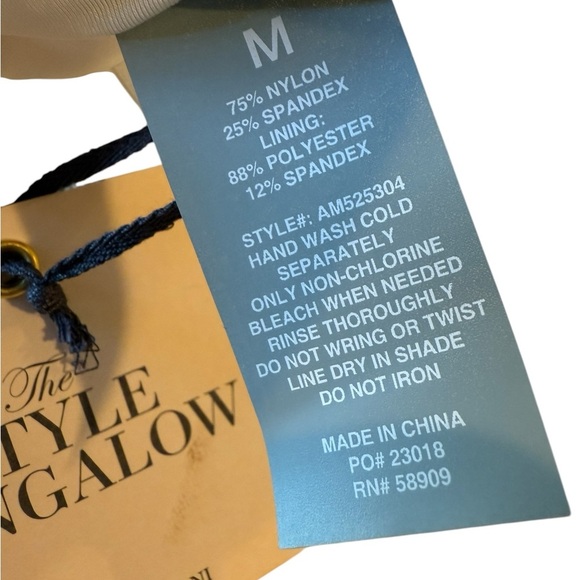 Antonio Melani Rosette One Shoulder Bungalow Collection Swim Top Style: AM525304 - Picture 9 of 14